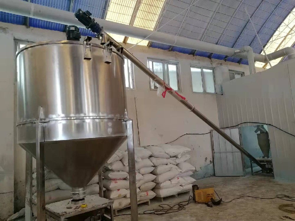 淮北螺旋上料機廠家供應-食品化工專用螺旋提升機高效輸送設備
